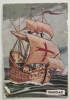 Trinidad, 1519, number 5 of set of 25 "Famous Ships in History" Sanitarium Health Cards [1998.29.5.54] front view
