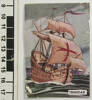 Trinidad, 1519, number 5 of set of 25 "Famous Ships in History" Sanitarium Health Cards [1998.29.5.54] reverse view