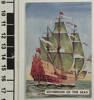 Sovereign of the Seas, 1637, number 6 of set of 25 "Famous Ships in History" Sanitarium Health Cards [1998.29.5.55] ruler view