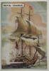 Royal Charles, 1650, number 7 of set of 25 "Famous Ships in History" Sanitarium Health Cards [1998.29.5.56] front view