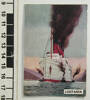 Lusitania, number 15 of set of 25 "Famous Ships in History" Sanitarium Health Cards [1998.29.5.62] ruler view
