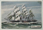 Cutty Sark, number 16 of set of 25 "Famous Ships in History" Sanitarium Health Cards [1998.29.5.63] front view
