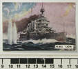 H.M.S. Lion, number 20 of set of 25 "Famous Ships in History" Sanitarium Health Cards [1998.29.5.65] ruler view