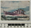 H.M.N.Z.S. Achilles, number ? of set of 25 "Famous Ships in History" Sanitarium Health Cards [1998.29.5.69] ruler view