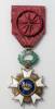 medal: Badge of Belgium Order of the Crown : Officer [2001.25.345] (obverse)