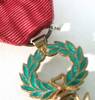 medal: Badge of Belgium Order of the Crown : Officer [2001.25.345] (detail numbering)
