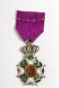 medal: Badge of the Order of King Leopold: Knight (civil) [2001.25.344] (reverse)