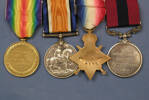 decoration medal - detail, close up of reverse side [2001.32.1]