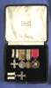 WW1 medal set (miniatures) to Capt. ANH Whitcombe MC, RFA - in case with miniature Military Cross [2003.16..2]
