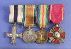 WW1 medal set (miniatures) to Capt. ANH Whitcombe MC, RFA [2003.16..2]