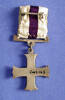 Military Cross (miniature medal) to Capt. ANH Whitcombe MC, RFA - reverse side [2003.16.3]