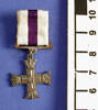 Military Cross (miniature medal) to Capt. ANH Whitcombe MC, RFA - reverse side [2003.16.3]