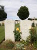 Grave : Pte Dudley Crawford Perrin, 1NZEF, Queens Cemetery, Bucquoy