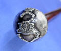 officer's swagger stick - detail, close up [2004.109.1]