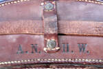 leather case - detail, close up [2004.109.2]