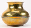 2004.71.1 Brass vase from Balmer Lawn Hospital