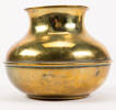 2004.71.1 Brass vase from Balmer Lawn Hospital
