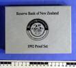 coin set: 1992 New Zealand proof coin set - box measure [2006.27.1.8]