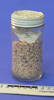 jar of pink sand from Pink Beach, Matakana [2006.31.8] - measurement