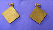 enamel pendants; Pte R Turner, 21 Bn, 2NZEF, WW2 [2007.10.18] reverse