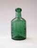 Ehrenfried Bros Puriri dark green seltzer bottle [2007.100.2] - front view