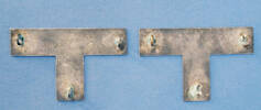 T-shaped medal bars of Pte WS Thompson, 1NZEF, WW1 [2007.13.8] - back view