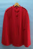 red nursing cape, Auckland Hospital, 1980s [2007.36.2] front view