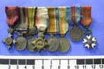 miniature medal set GS Hewett [2007.80.2] - ruler