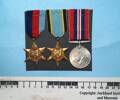 WW2 Campaign Medals, Brian Rogers 75 Sq. - ruler [2008.14.1-.3]