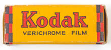 camera film box, Kodak Verichrome
