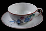 teaset cup and saucer, dolls