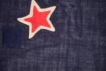 NZ Blue Ensign, WW1 [F009] - detail (repairs)