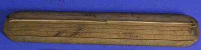 Wooden and linen splint, part of medicine chest [col.0013]