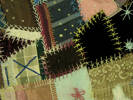 patchwork quilt - detail, close up [col.0974]