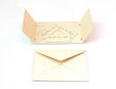 wedding invitation and envelope