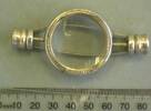 glass, magnifying (col.3341) top view with measure