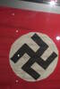 German flag with swastika, autographed - detail [F070]