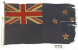flag: New Zealand Blue Ensign [F139] - whole flag with colour chart