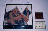 Regimental colours of 58th Regiment [museum display pre-1990]