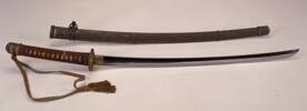 sword, samurai (and scabbard and lanyard) W1768