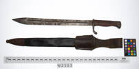 bayonet and scabbard and frog W2553