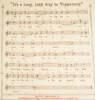 souvenir cloth: It's a Long Way to Tipperary [W2443] - obverse - detail of music
