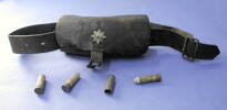 cartridge case and belt, Ohaeawai battlefield [13684] front view