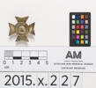 badge, regimental 2015.x.227
