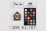 badge, regimental, 2019.62.167, Photographed 24 Jan 2020, © Auckland Museum CC BY