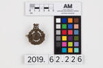 badge, regimental, 2019.62.226, Photographed 29 Jan 2020, © Auckland Museum CC BY