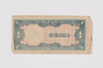 banknote, 2019.62.510, Photographed 07 Feb 2020, © Auckland Museum CC BY