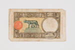 banknote, 2019.62.542, Photographed 07 Feb 2020, © Auckland Museum CC BY