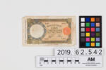 banknote, 2019.62.542, Photographed 04 Feb 2020, © Auckland Museum CC BY