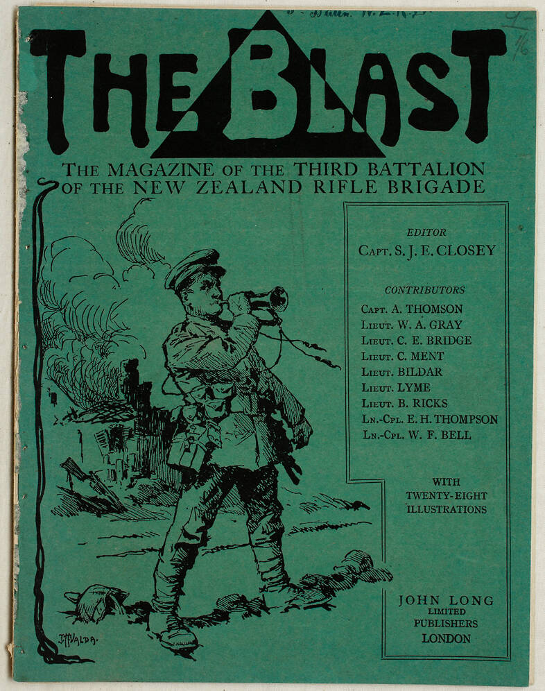 Blast : the magazine of the Third Battalion of the New Zealand